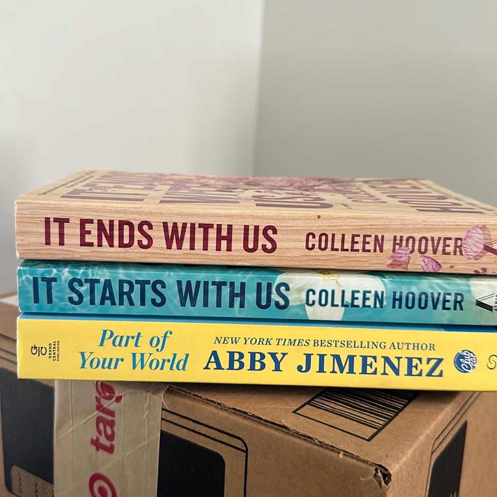 Set of 3 bestselling author Abby Jimenez and Colleen Hoover books!